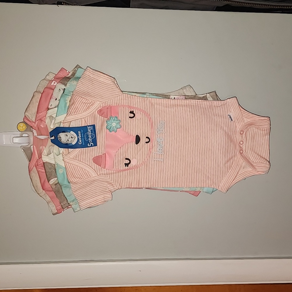 5 Baby Girl Onsies